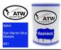 Preview: BMW, San Marino Blue Metallic, B51: 500ml Lackdose, von ATW Autoteile West.